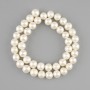 Natural river pearl beads 8–9 mm, length 38 cm