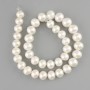 Natural freshwater pearl beads 10.5–12.5 mm, 40 cm strand