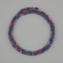 Sapphire and Ruby Beads, Faceted Round Bead, 3 mm diameter, 38 cm length