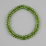 Diopside Beads natural stone faceted cube beads, diameter 3.5×3.5 mm, length 39 cm ±