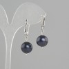 Freshwater Pearl Earrings, diameter 12 mm ±, length 30 mm+