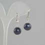 Freshwater Pearl Earrings, diameter 12 mm ±, length 30 mm+