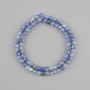 Kyanite Beads, Natural Stone, Faceted Cube, 5×5 mm, 38 cm Length