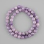 Lepidolite Beads, Faceted Round 8mm ±, Length 36 cm ±