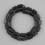 Schorl-cut Tourmaline Beads, diameter 10-11, 5x6, 5-7, 5mm±, length 41cm±