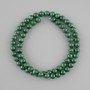 Beads Malachite Smooth Round 6 mm ± 40 cm