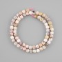Opal Beads, Faceted Cube, 6x6 mm, 38 cm length ±