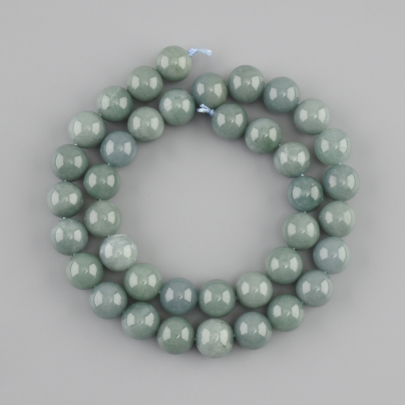 Jadeite Beads, Smooth Round, 10mm Diameter, 38cm Length
