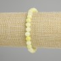 Bracelet Onyx (Artificial) Smooth Bead, 6mm Diameter, 18cm Length, Stretch