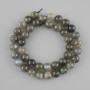 Labradorite Beads, Smooth Round Beads, 10 mm Diameter ±, 39 cm Length ± on Thread