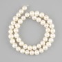 Freshwater Pearl Beads, diameter 7.5–8×7–8 mm, on thread, length 36 cm+