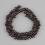 Garnet chip beads 7-11×3-5 mm, length 40 cm+