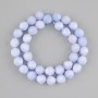Aquamarine Beads, Faceted, 9.5–10×9 mm, 38 cm on thread