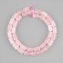 Rose Quartz Beads, Cylindrical, 10×6 mm, Strand Length 38 cm ±