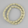 Volcanic Lava Beads Cylindrical, 10×6 mm, on thread, length 38 cm+