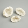 Souvenir geode Rock Crystal, sizes ~41–52×25–40 mm ± (assorted sizes)