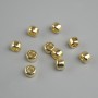Spacer Insert for Jewelry Findings, 6 mm diameter, hole 3.5 mm ±, pack of 10