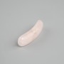 Bead insert Pink Quartz Curved Link with Holes 36x10x6 mm+