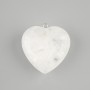 Heart Pendant Rock Crystal 30×30 mm+