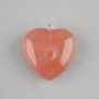 Pendant Chalcedony Heart 30×30 mm+