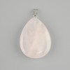 Rose Quartz Drop Pendant 40×30 mm ±, length 50 mm+