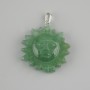 Pendant 'Sun' Jade 30mm ±, length 35mm ±