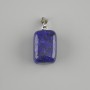 Totem Pendant Lapis Lazuli Bar 14×11×11 mm±, length 23 mm±, assorted sizes
