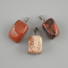 Totem Jasper Bar Pendant 16×11×11 mm, length approx. 24 mm, assorted sizes