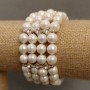 Majorca Pearl Bracelet, 18 cm, Stretch
