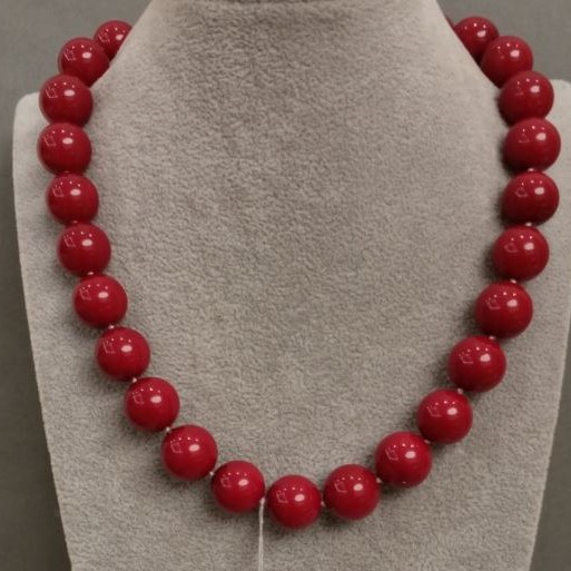 Majorca Pearls Necklace, 45 cm long +/- with clasp