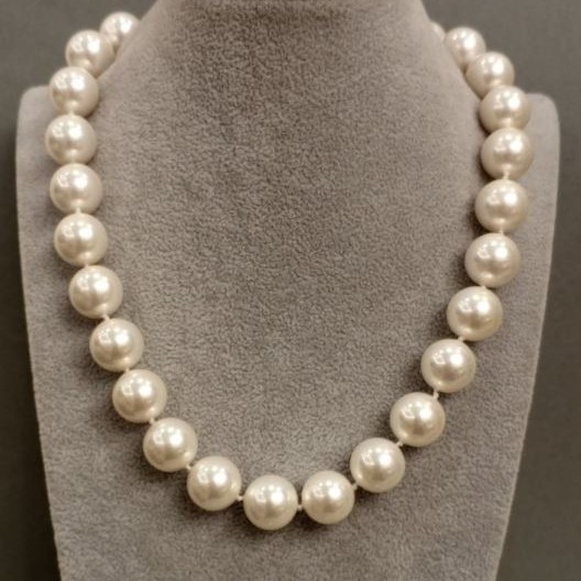 Majorca Pearl Necklace, 46 cm length ± with clasp