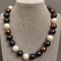 Mallorca Pearl Necklace, 43 cm long ± with clasp