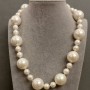 Majorca pearls necklace, length 49 cm ± with clasp