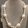 Mallorca Pearl Necklace, 46 cm length ± with clasp