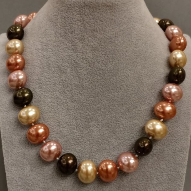 Majorca Pearl Necklace, 46 cm long ± with clasp