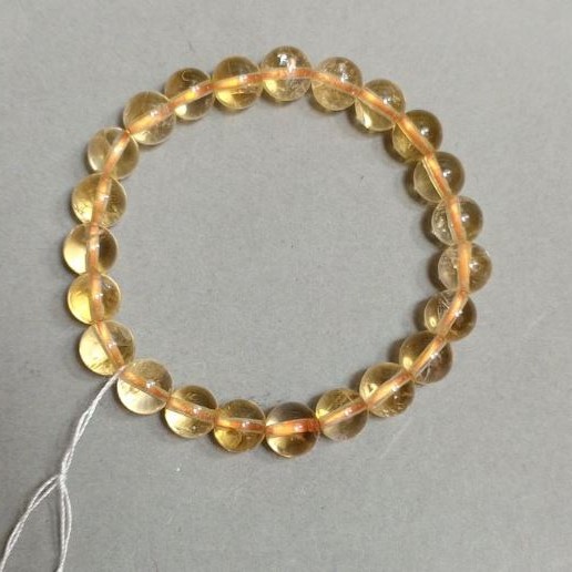 Citrine Bracelet, length 18 cm ± stretch