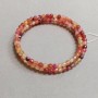 Memory Wire Bead Bracelet