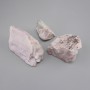 Kunzite natural unpolished stone, dimensions 58×70×40–48 mm ± (assorted sizes) (Price per 100 g)