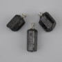 Rough Tourmaline Schorl Pendant 30-40×11-20 mm ± (assorted sizes)