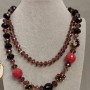 Long Czech Crystal Necklace, length over 150 cm