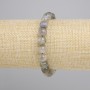 Labradorite Bracelet, smooth ball, diameter 8mm+-, length 18cm+- stretch