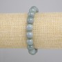 Jadeite Bracelet smooth bead, diameter 10mm+-, length 18cm+- stretch