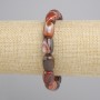 Agate Barrel Bracelet, diameter 14x10mm+-, length 18cm+- stretch