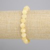 Yellow Agate Polyhedron Bracelet, diameter 8x8mm+-, length 18cm+- stretch