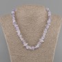 Sapphirine Necklace chips 7-12x3-7mm+-, length 45cm+- with clasp