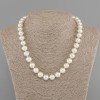 Majorica Pearl Necklace smooth ball 10mm+-, length 45cm+- with clasp