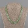 Nephrite Necklace oval 18x13mm+-, length 45cm+- with clasp