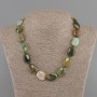Necklace Agate Oval 20×15 mm ±, 45 cm ± with clasp