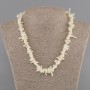 Coral Beads Needle-Shaped Chips 6-18×1-4mm ±, 45 cm ± with Clasp