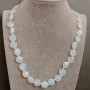 Necklace Opalite Moonstone, length 49 cm+